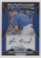 2019 Panini Prizm Rookie Auto Blue Prizm James Norwood #RA-JN Auto 0cv