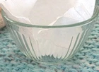 Vintage Pyrex 7401-S Clear Glass Ribbed Nesting Mixing Bowl 3 Cup/750 ml