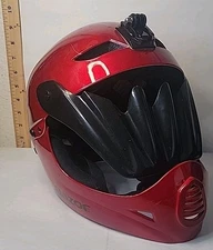 Razor Full Face Youth Helmet W/Visor Black Medium For Bicycle Scooter Skateboard