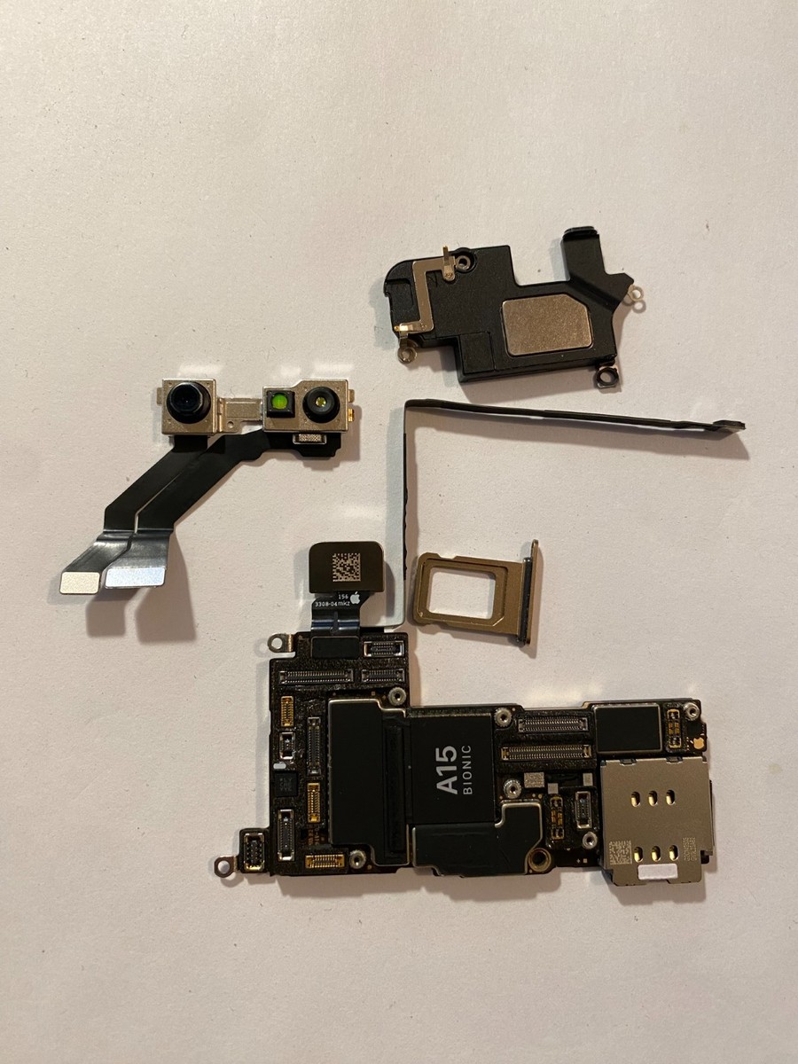 Apple iPhone 13 pro Max 256GB Gold Unlocked logic board A2484 READ