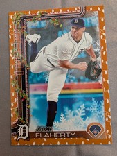2025 Topps Holiday Jack Flaherty #H51 Gold Lights Parallel Detroit Tigers SP