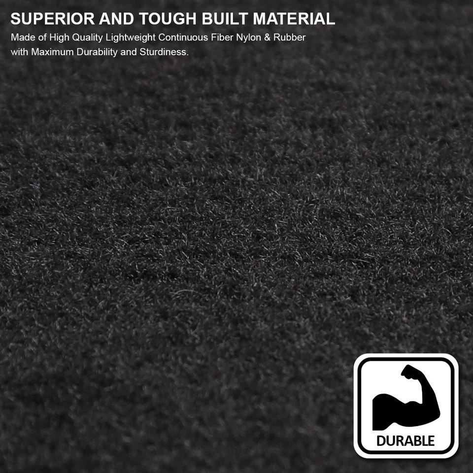 Fits 2005-2009 BMW E90 3-Series Black Car Carpet Floor Mats Front + Rear 4PC Set Foto 4 de 4