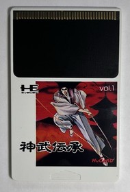 PC Engine TurboGrafx-16 HuCard Lot 3 JP Ninja Warriors- Shinobi- Rabio Lepus