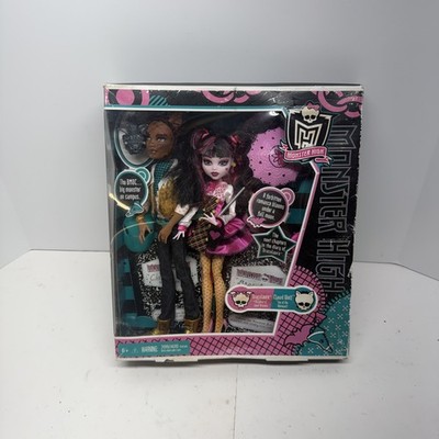 Monster High G1 Draculaura Clawd Wolf Forbitten Love 2 Pack Mattel 2011 In Box