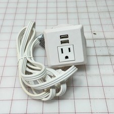 Desktop Power Grommet Desk Grommet Outlet 2 Inch Hole Power Grommet with USB