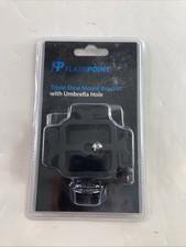 NEW Flashpoint Triple Shoe Mount Metal Bracket with Umbrella Hole