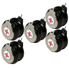 5pc 2/V80H-2P 2.4V 80mAh NiMH Battery 2 Pins 55608302060 For Automatic Pipette