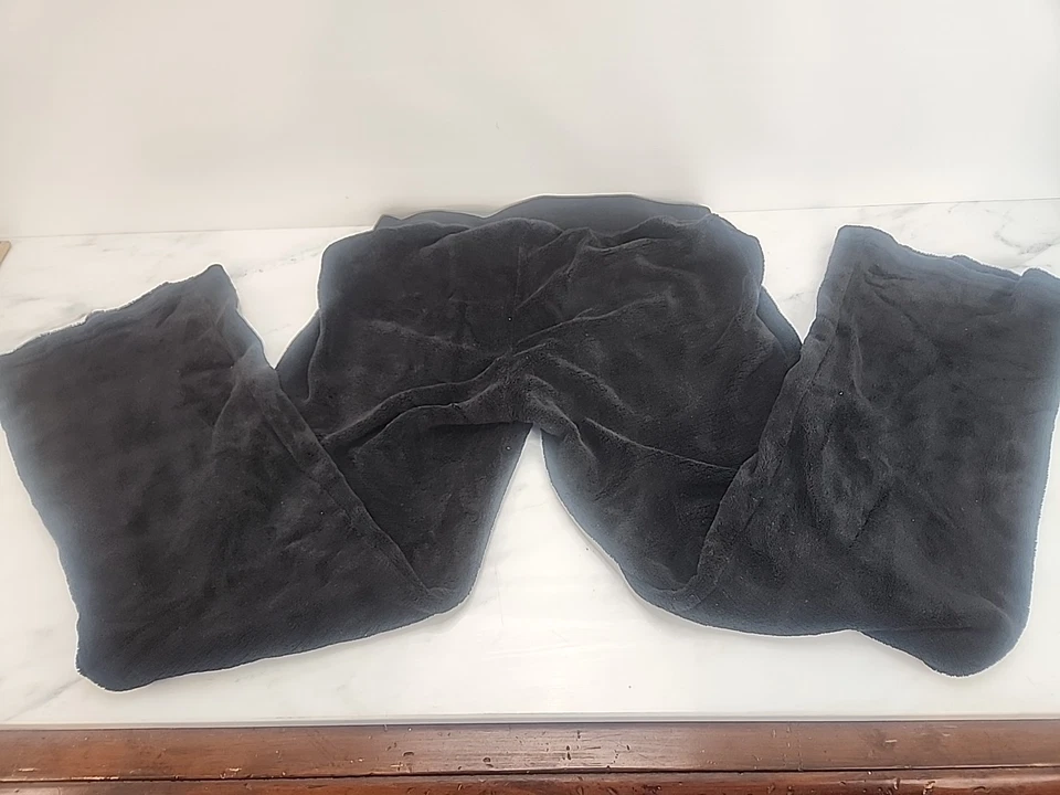 Joe Boxer Acogedor Negro Polar Pantalones de Salón Suave Cómodo Ropa de Dormir Grande D9 Foto 4 de 4