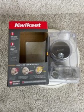 Kwikset Uptown Round Single Cylinder Deadbolt Lock SmartKey Security 92580-016