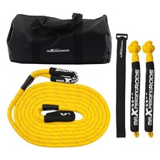 Kinetic Recovery Rope 22mm X 9m For Suv Truck 4x4 Off-road W 2xshackles Kit