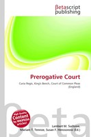 Lambert M. Surhone (U. A.) | Prerogative Court | Taschenbuch | Englisch (2026)