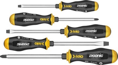 Felo Schraubendreher Satz groß 5-teilig ERGONIC 450 SL | PH