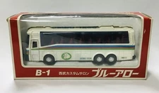 MA136 Diapet 1/75 Seibu Custom Salon Blue Arrow B-1 Bus Minicar Diapet Made in