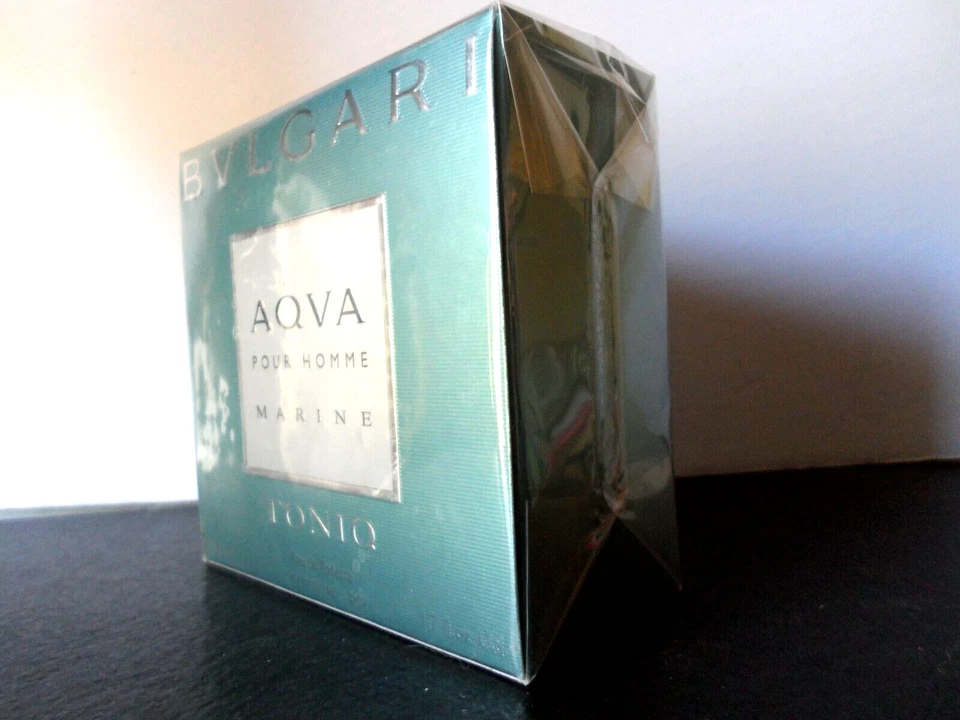 Bvlgari Aqva Marine Pour Homme TONIQ EDT Spray 1.7 oz / 50 ml Nuevo en Caja Sellada Foto 2 de 3