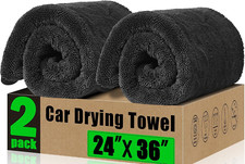 2 Pack Microfiber Towels 36"X 24" Extra Large Ultra Absorbent Drying Towel for