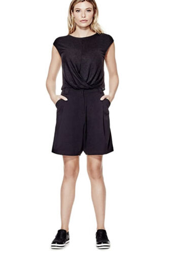 NWT GUESS Calob Relaxed Harem Shorts,black,sz.M - Picture 2 of 4