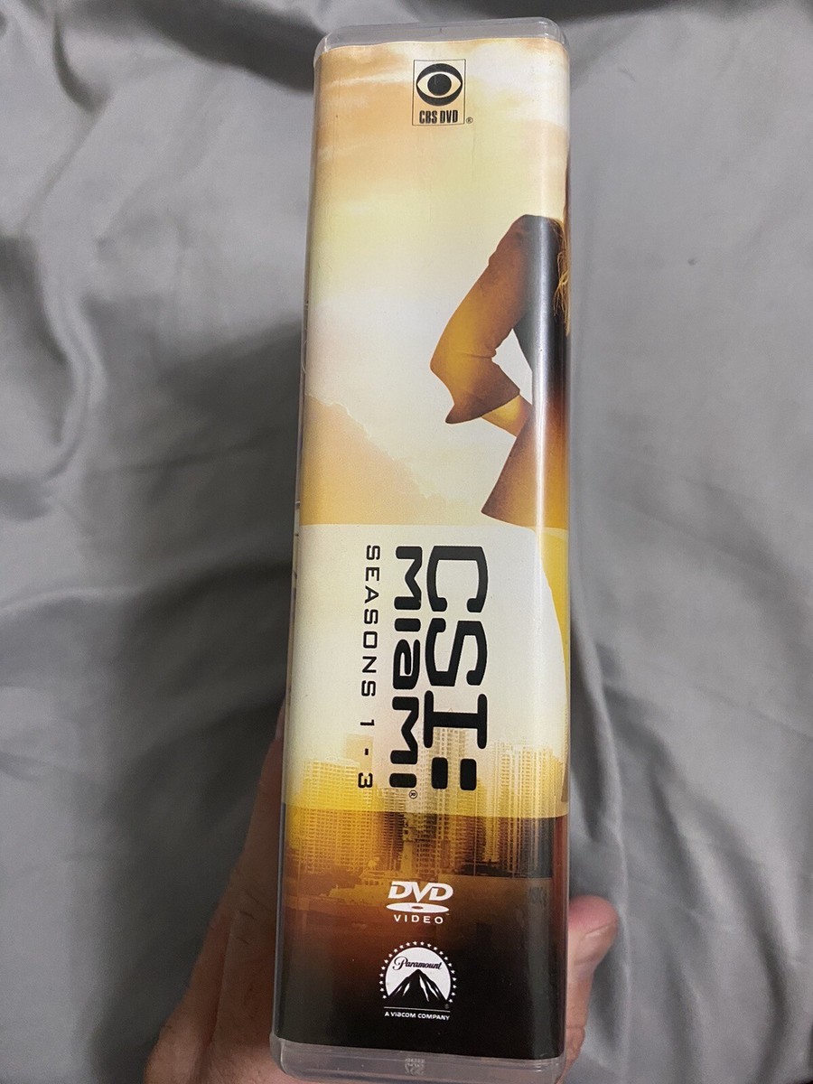 CSI: Miami Season 1,2,3 (DVD, 2017) 21-Disc Box Set, Missing