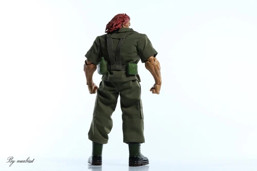 Neu 1/10 maßgeschneiderte taktische Militäruniform Outfit für Sturmspielzeug 7" Hanma Yujiro - Bild 11 von 11