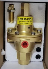 BELGAS P39 Brass Gas High Pressure 1/4" Regulator 0-225 PSI Marsh Bellofram