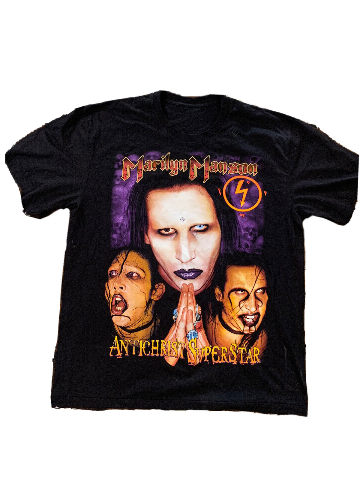 marilyn manson t shirt vintage “antichrist supers… - image 1