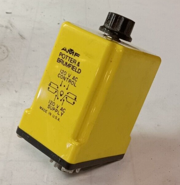 NEW POTTER & BRUMFIELD ON DELAY TIME RELAY 0.110 SEC. 10 AMP 120 VAC CDB3870014 eBay