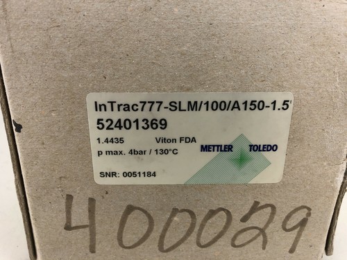 METLER TOLEDO INTRAC 777-SLM /100A-1.5 Retractable Probe Holder 52401369 NEW - Picture 11 of 12
