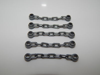 Lego Lot Of Chains Flat Silver Links Long