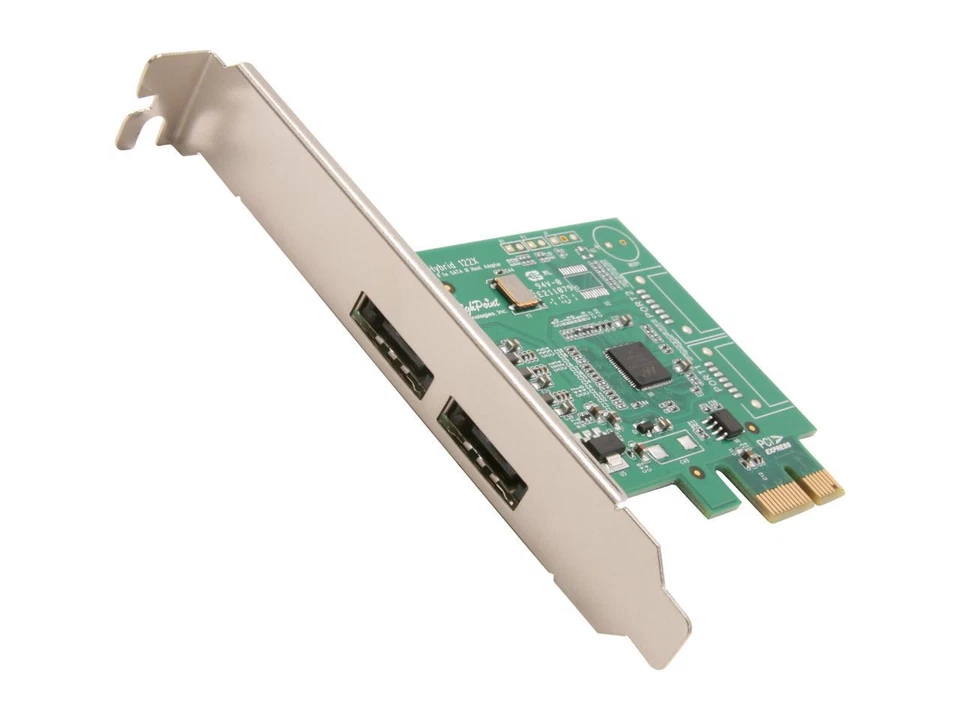 HighPoint RocketHybrid 1222 PCI-Express 2.0 SATA 3 III 6Gbs HBA Controller Card - Image 3 of 4