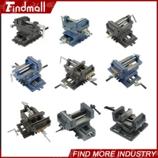 3"/4"/5"/6" Cross Drill Press Vise Slide Milling 2 Way X-Y Clamp Heavy Duty Vice