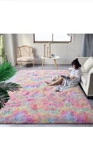 DweIke Soft Fluffy Shag Area Rugs for Living Room, Shaggy Floor Carpet