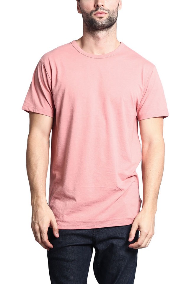 Victorious Men's Longline T-Shirt | Curved Hem Hipster Tee | Olive Camo | Size Large - View #3
