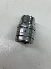 Vintage S-K 3/8 Drive 6 point Socket 45112 Old Tools Made in USA SK VTG