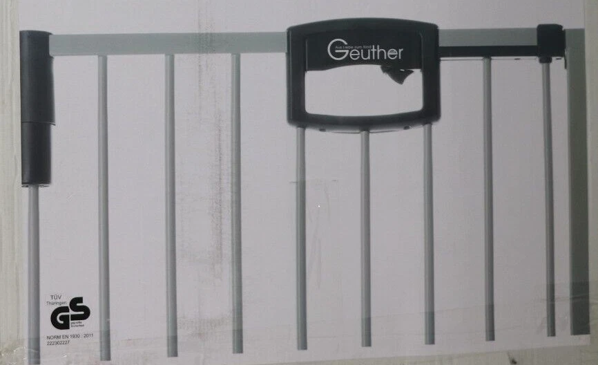 Geuther 4792+ Easylock Plus Türschutzgitter Passung:80,5 cm - 88,5 cm mit Macken - Bild 2 von 4