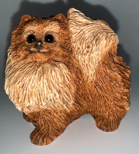Pomeranian Hand painted Dog ~ SC-206~ Stone Critters ~ Made In USA - Picture 2 of 13