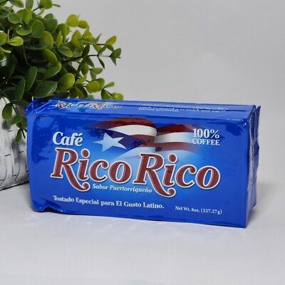 Cafe Rico Rico Espresso Coffee 8 oz each - LOT of 14 Pack Ground Molido