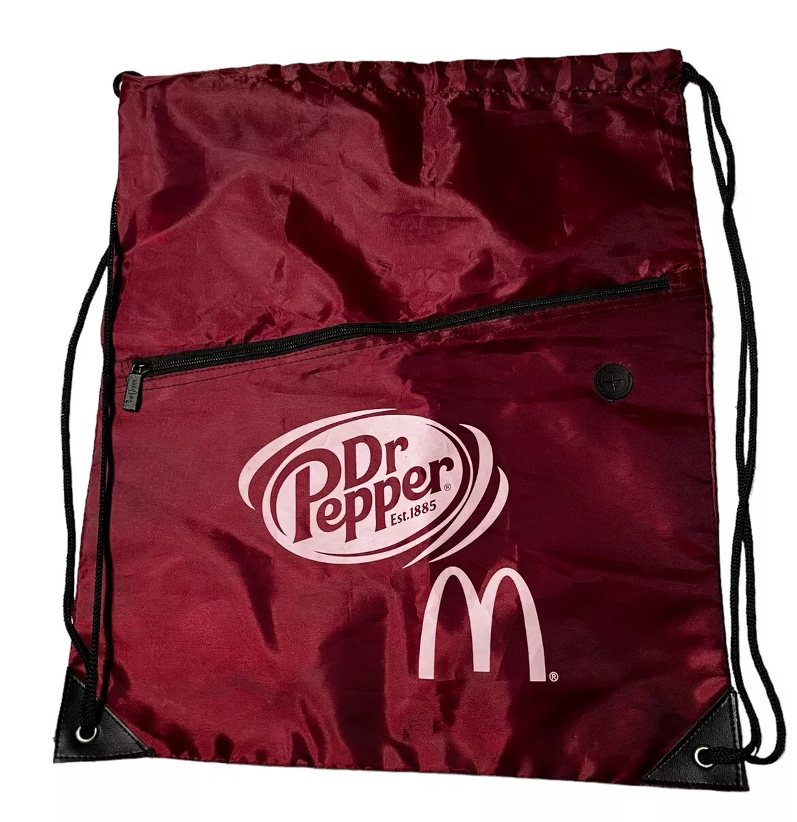Dr Pepper McDonalds Drawstring Bag Backpack SportPak's Kool Pak Lightweight  | eBay