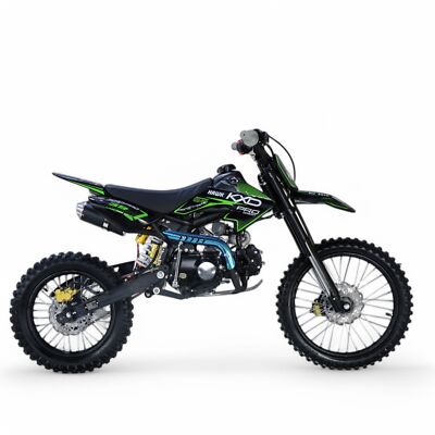 125ccm Dirtbike Cross Bike Pitbike KXD 607S Hawk E+K 4 Takt 17/14 Zoll