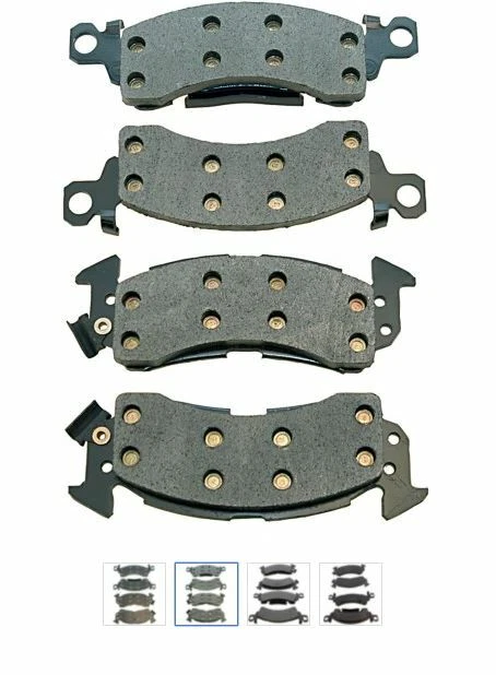 Juego completo de pastillas de freno de disco delanteras Chevrolet Nova Blazer Camaro PF728AM Foto 2 de 4