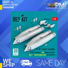 Reskit RSU48-0426 1/48 B-1B Lancer nacelles intakes exhaust nozzles engine bays