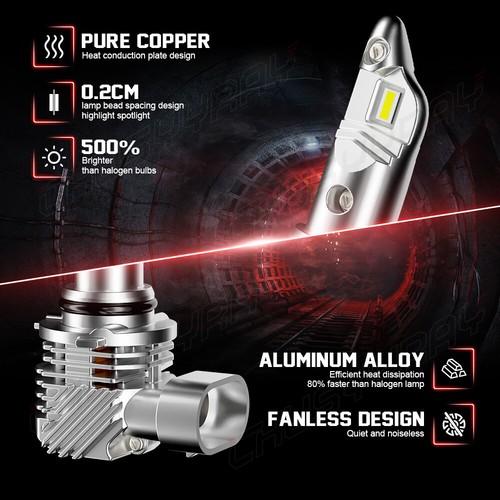 4x 9005 9006 LED Combo Headlight Bulbs High Low Beam Kit Xenon 6000K Super White - Picture 12 of 12