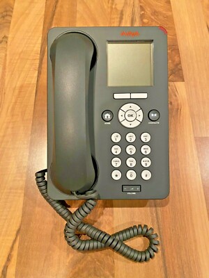 Avaya 9610 IP Corded Telephone 3.33 inch Monochrome Backlit Display 700383912
