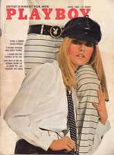 PLAYBOY APRIL 1967 Cheryl Shrobe Gwen Wong Arnold Toynbee Lisa Baker Satyrs RCV4