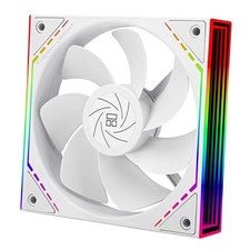 TL-M12RW 120mm ARGB Case Fan Computer Case Cooling, Quiet PWM PC White