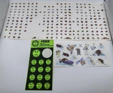 Vtg Sticker Lot 90's Poison Mr Yuk Planner Stickers Salt Lake 2002 Olympics