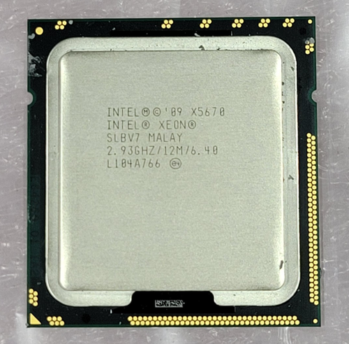 CPU Intel Xeon X5670 – 6 Core, 2.933GHz, LGA 1366, Usato Ma Funzionante Per Server O Workstation!