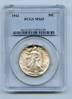1942 Walking Liberty Silver Half Dollar 50c PCGS MS65