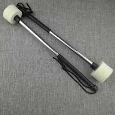 Snare Drum Accessories Stainless Steel Handle Stick Mallet Drumstick