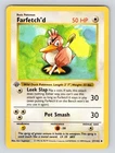 MP* Farfetch'd 27/102 Base Set 1st Edition Shadowless, 1999 WOTC Vintage Pokemon