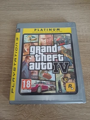 GTA IV Grand Theft Auto 4 - PS3 Playstation 3 - bon état - fonctionnel - PAL FR - Photo 1/4