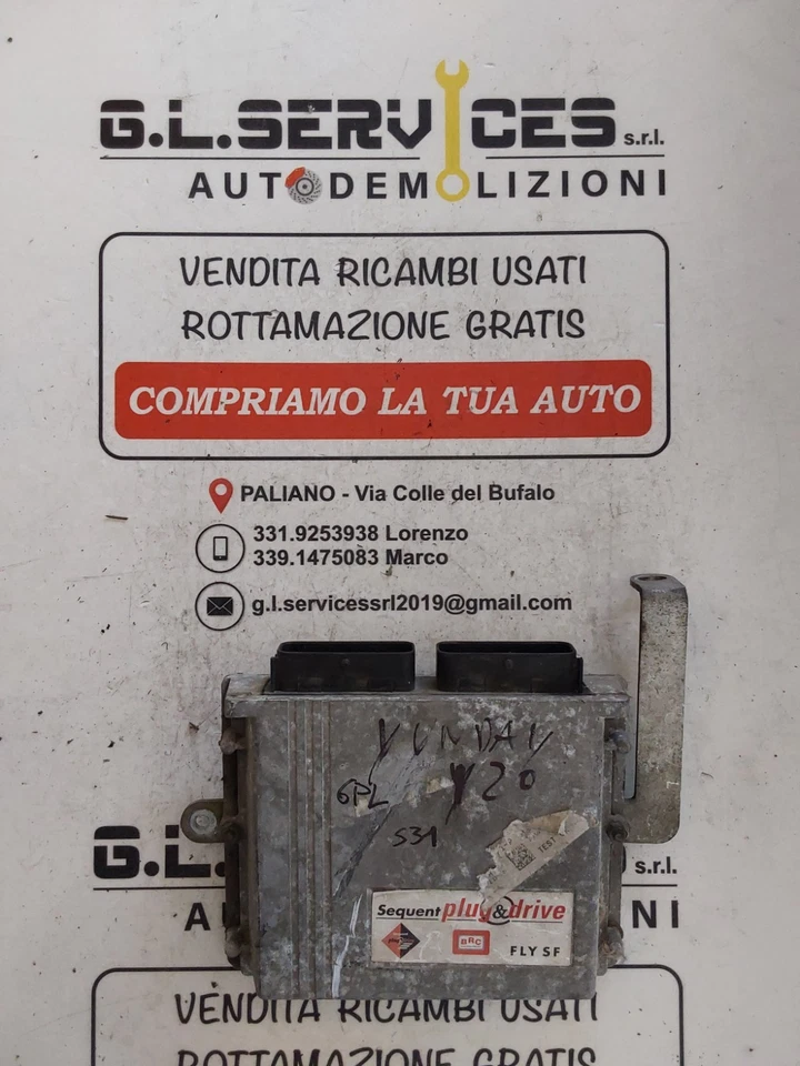 CENTRALINA MODULO UNITA CONTROLLO GESTIONE MOTORE GPL CHEVROLET DAEWOO 05-10  - Immagine 4 di 4
